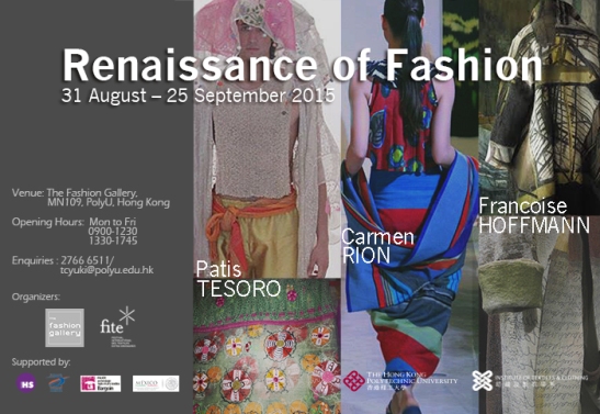 20150827 Renaissance of Fashion